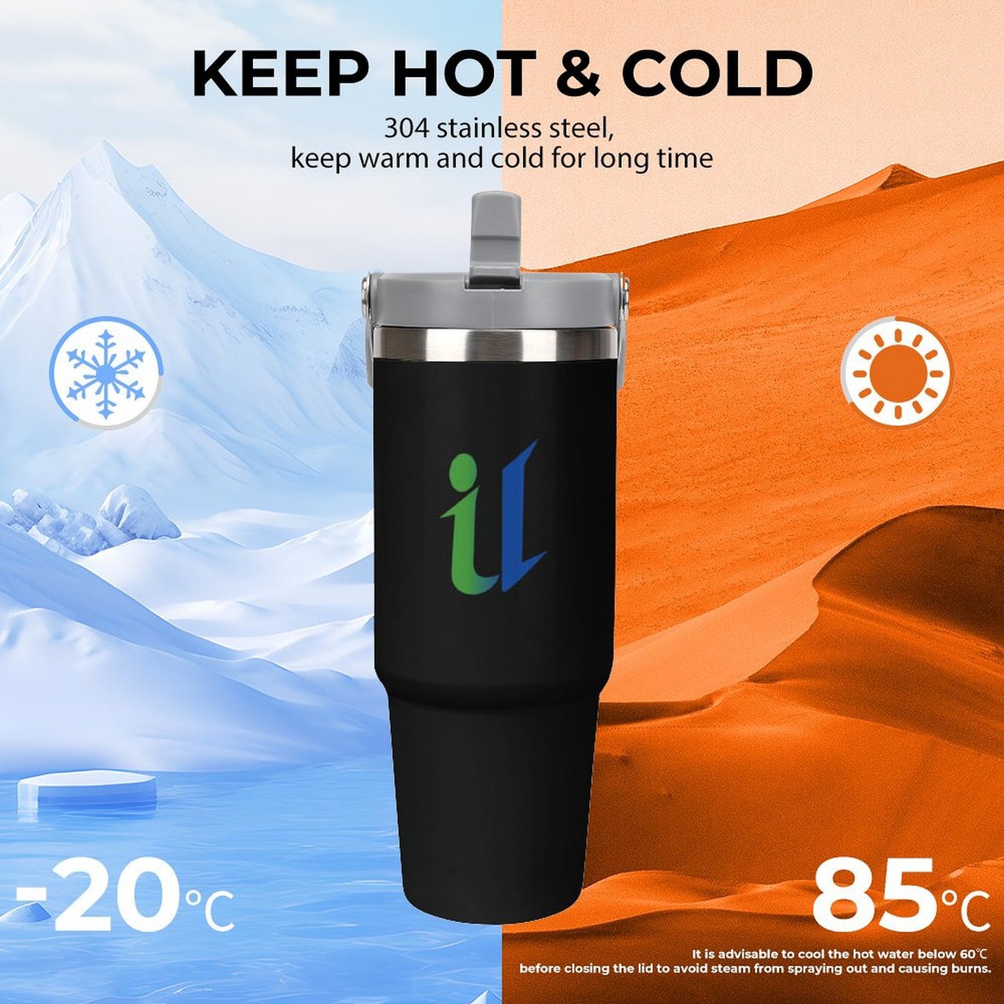 Tumbler with Top Handle