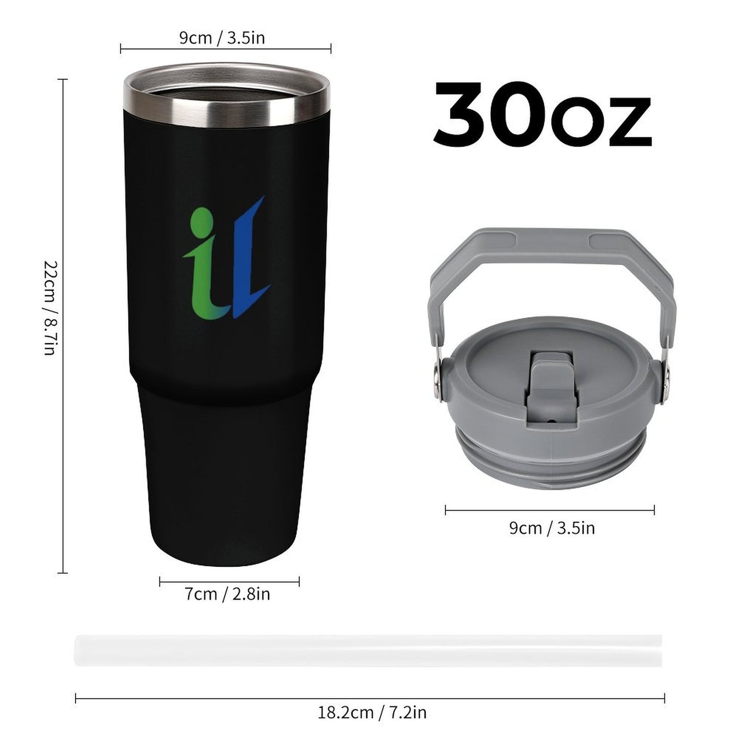 Tumbler with Top Handle